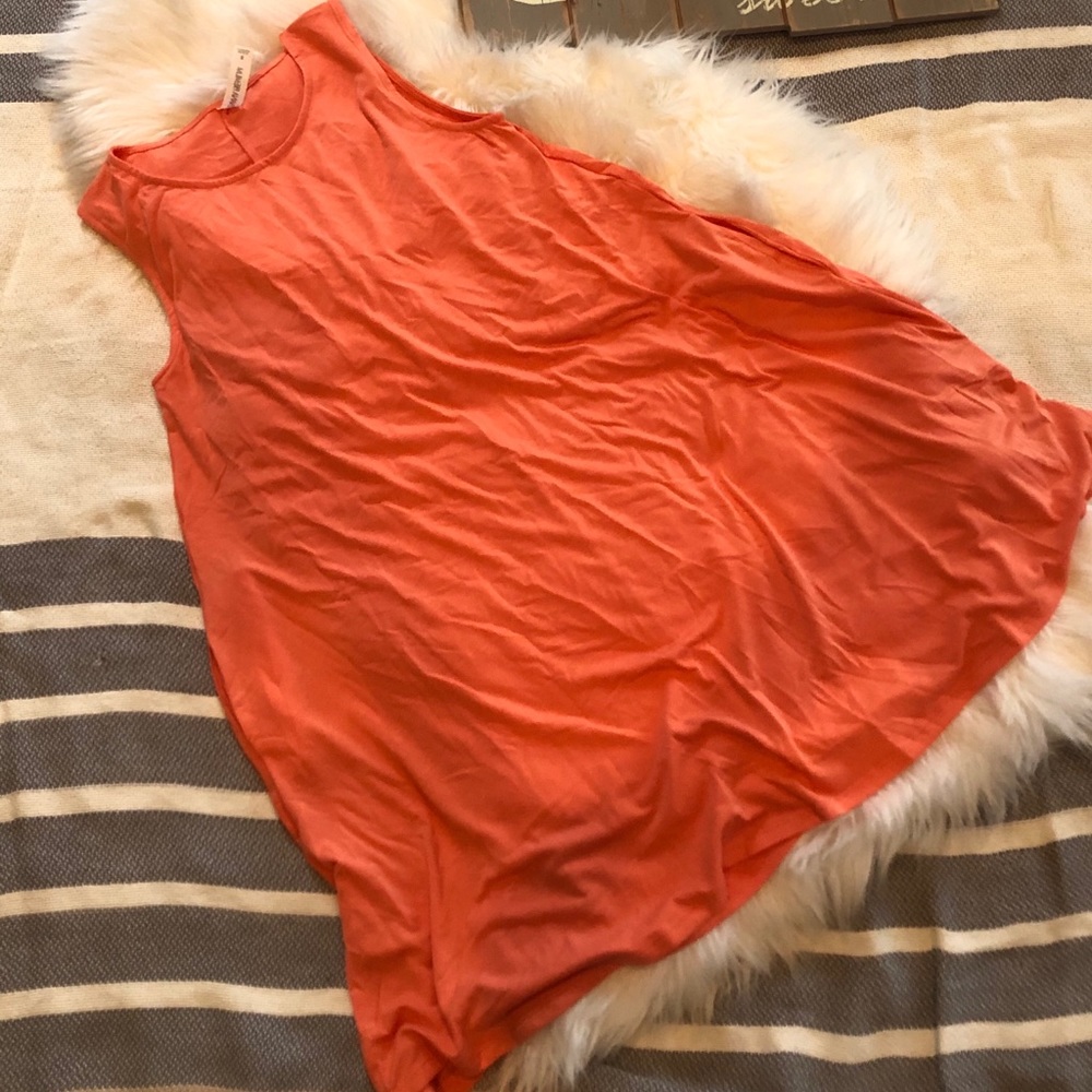 Coral tunic tank top